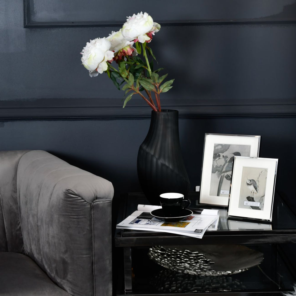 Strata Nickel Finish Photo Frame 10x15cm by Libra