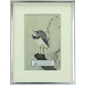 Strata Nickel Finish Photo Frame 10x15cm by Libra