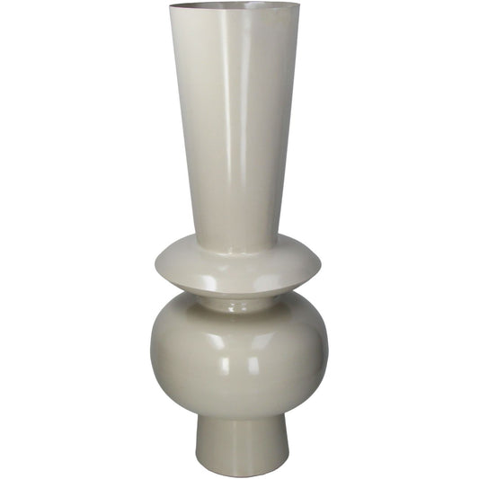 Vase Iron Ivory 76cm