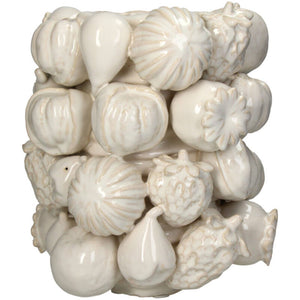 Ivory Orchard Ceramic Vase Large by Libra, image 4