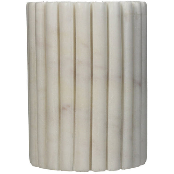 Amara White Marble Toothbrush Holder by Libra, image 4