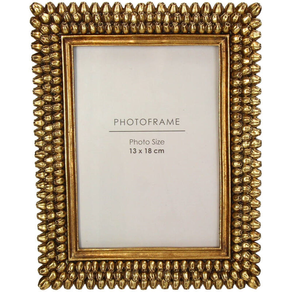 Cassia Gold Photo Frame 5x7 by Libra