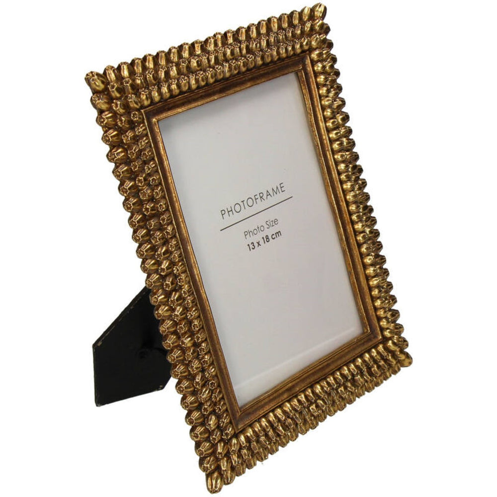 Cassia Gold Photo Frame 5x7 by Libra