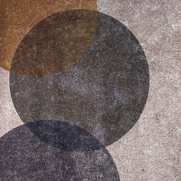 Elemental Circles Velvet Wall Hanging 135x110cm by Libra, image 2