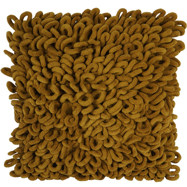 Lucan Cushion Mustard 45x45cm by Libra