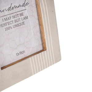 Mango Wood Photo Frame in Beige 13x18cm by Libra, image 3