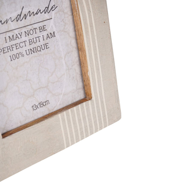 Mango Wood Photo Frame in Beige 13x18cm by Libra, image 3