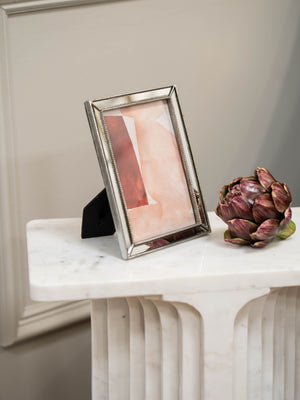 Danes Mirror Photo Frame in Silver 13x18cm by Libra, image 4