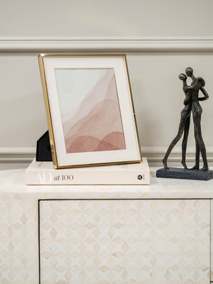 Strand 3D Photo Frame in Gold Iron 20x25cm by Libra, image 6