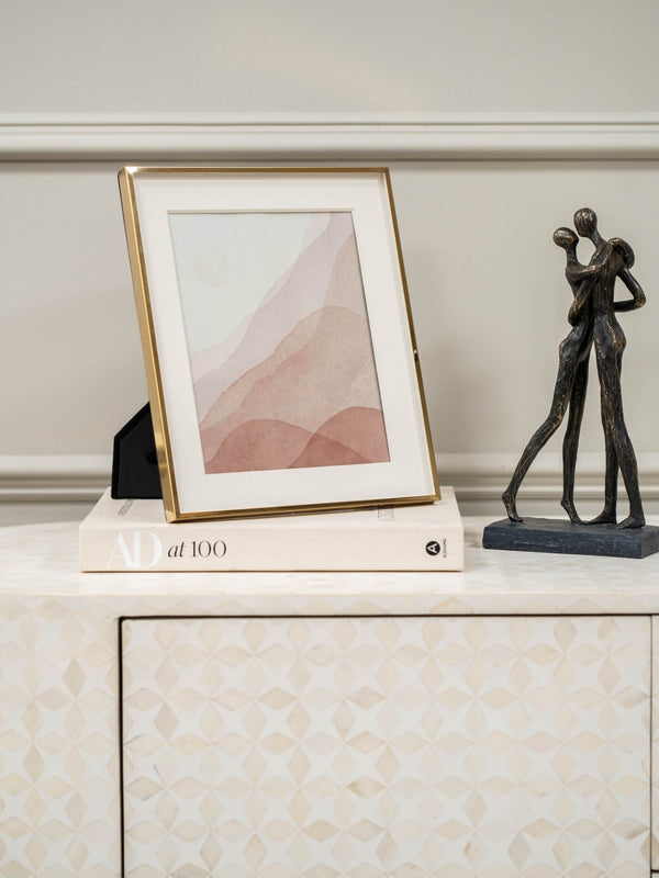 Strand 3D Photo Frame in Gold Iron 20x25cm by Libra, image 6