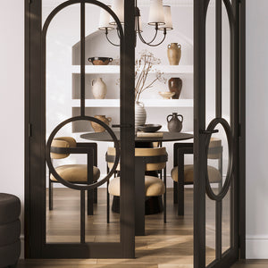 Juno Black Dining Table | Xshowhome