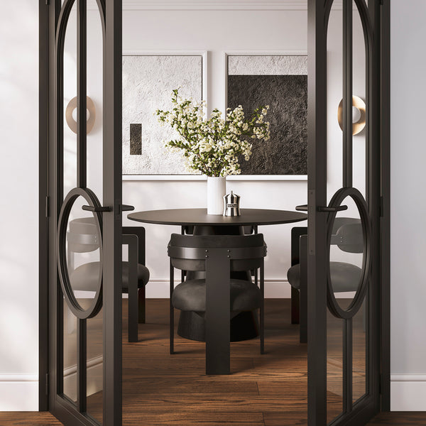 Juno Black Dining Table | Xshowhome