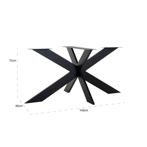 Leg Industrial Oakura Spider (black) – Richmond Interiors