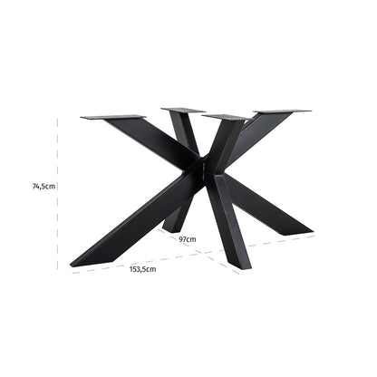 Leg Industrial Spider (155x100) (Black)