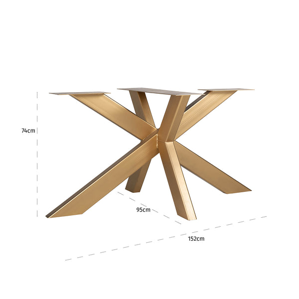 Leg Industrial Spider (155x100) (gold) – Richmond Interiors