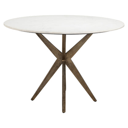 Dining table Maisy 114Ø (White)- Richmond Interiors
