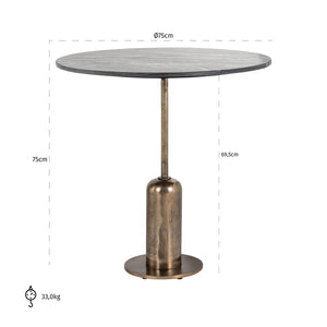 Bistro Table Logan 75Ø – Richmond Interiors