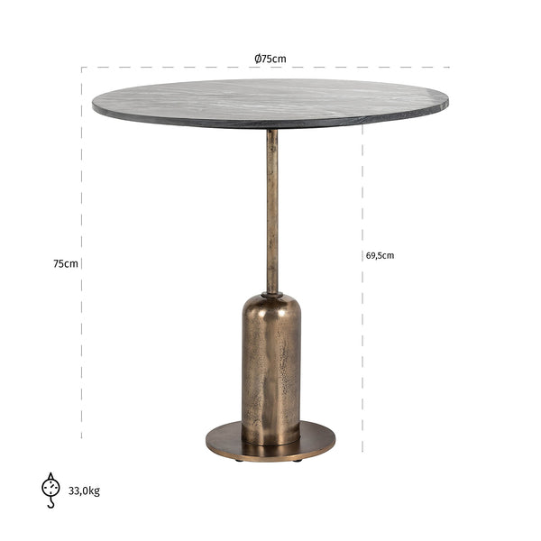 Bistro Table Logan 75Ø – Richmond Interiors