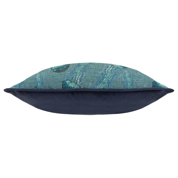 Abyss Jellyfish 43x43 Feather Filled Cushion Petrol - view 4