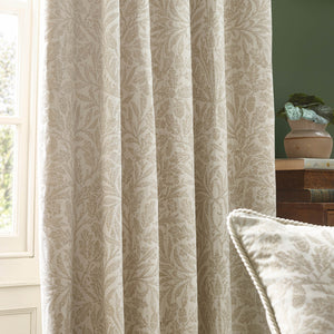 Acorn Tonal 228x228 Pencil Pleat Curtains Ivory - view 6