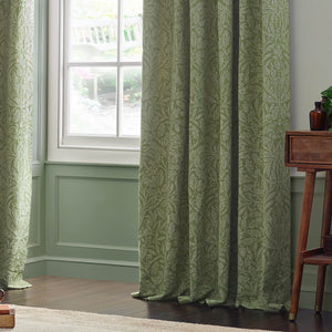 Acorn Tonal 228x228 Pencil Pleat Curtains Sage - view 5