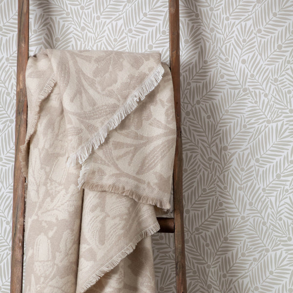 Acorn Tonal 130x170 Throw Linen - view 6