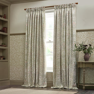 Acorn Multi 167x137 Pencil Pleat Curtains Stone & Sage - view 7