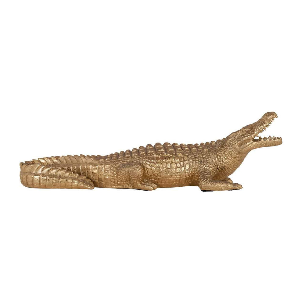 Decorative object Crocodile (Gold)