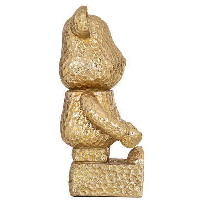 Decorative object Bear sitting (Gold)- Richmond Interiors