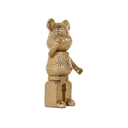 Decorative object Bear standing (Gold)