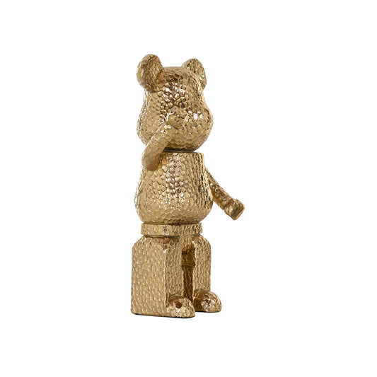 Decorative object Bear standing (Gold)