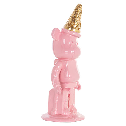 Decorative object Icebear pink (Pink)