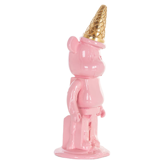 Decorative object Icebear pink (Pink)