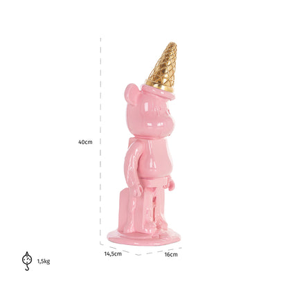 Decorative object Icebear pink (Pink)- Richmond Interiors