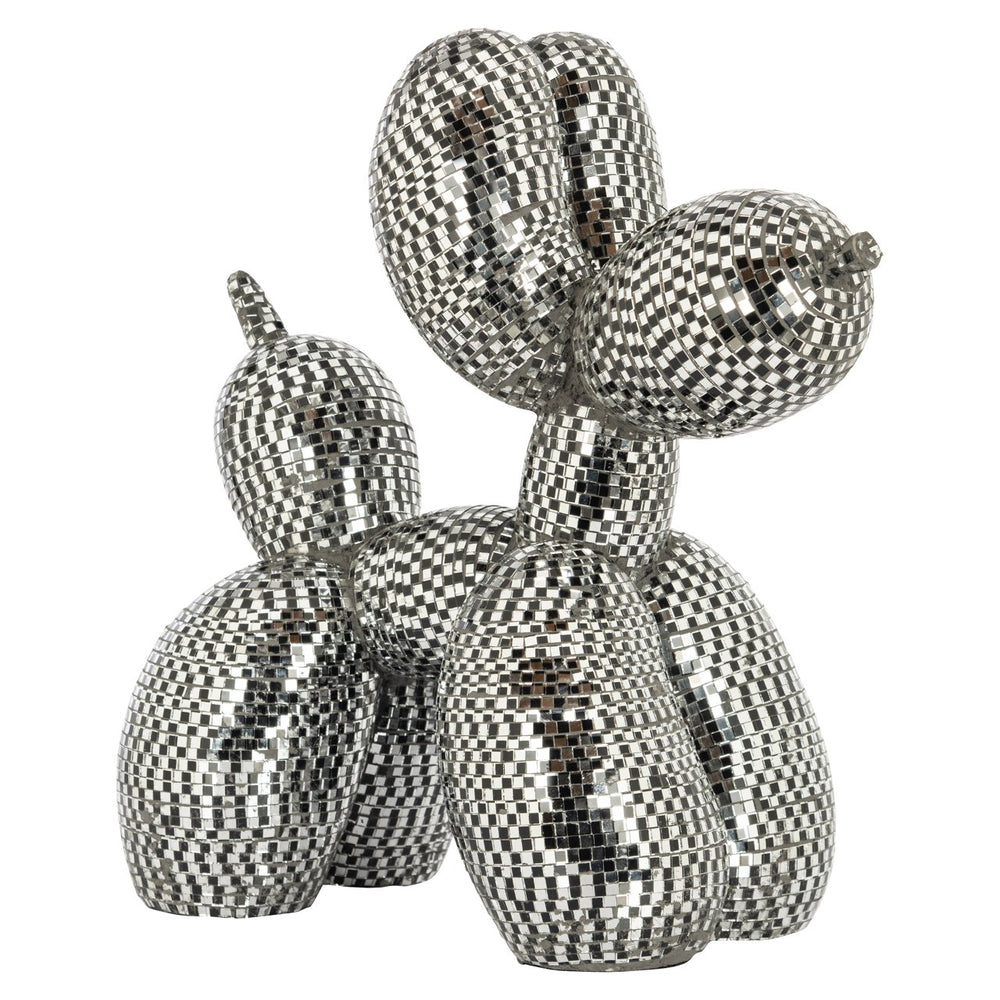 Decorative object Dog silver small
