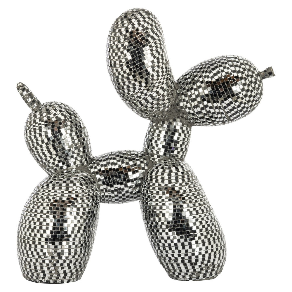 Decorative object Dog silver small