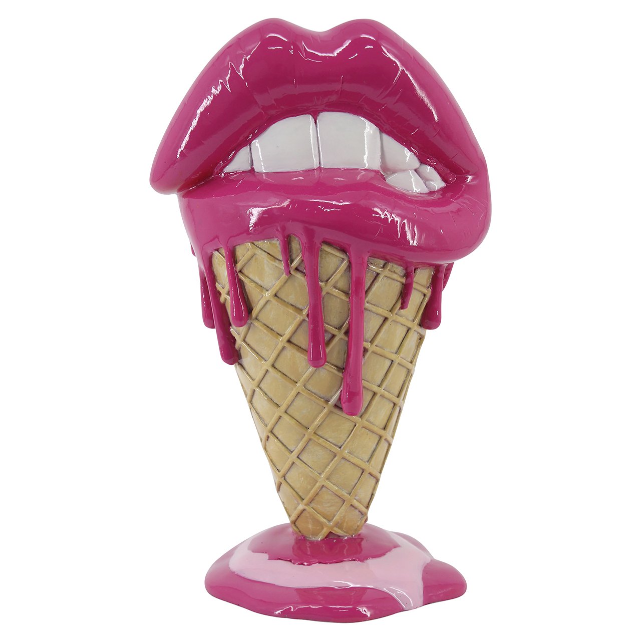 Decorative object Ice lips (Pink)