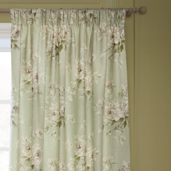Adele 117x182 Eyelet Curtains Sage - view 4
