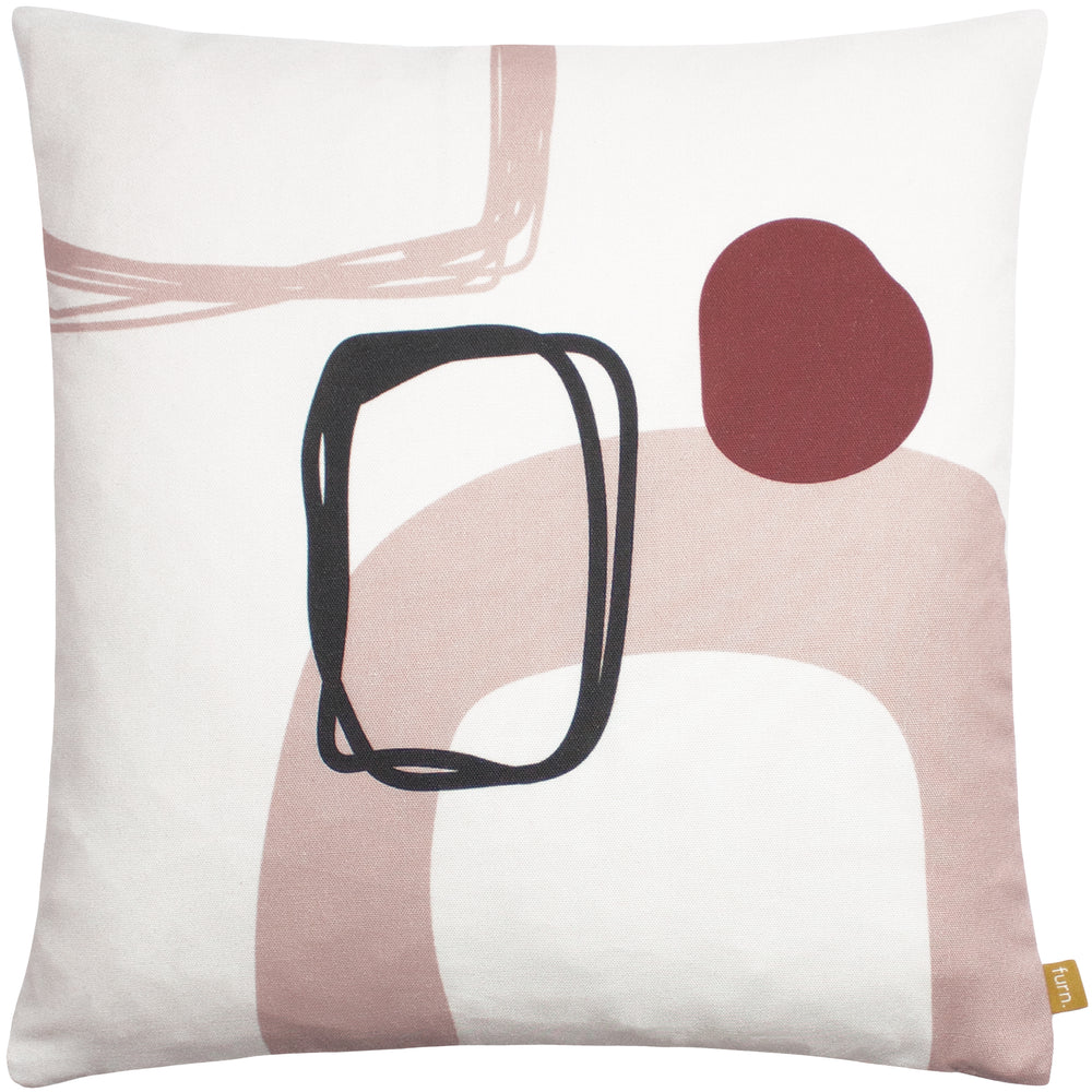 Aida 43x43 Feather Filled Cushion Blush - Canwell Interiors Limited - Riva