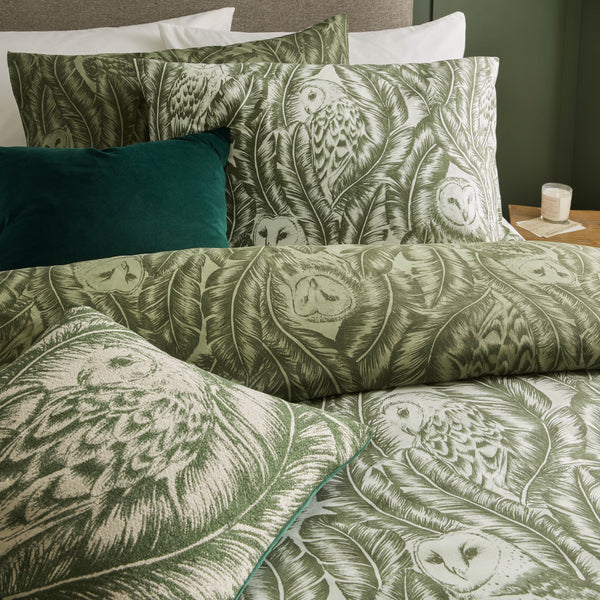 Albus Double Duvet Set Forest Green - Riva