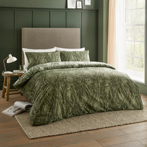 Albus Double Duvet Set Forest Green - Riva