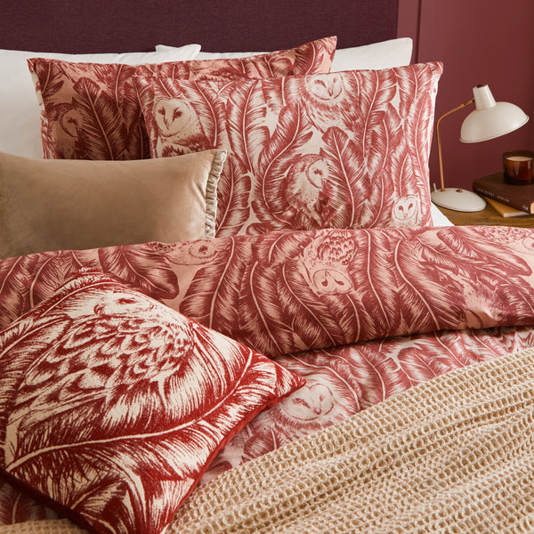 Albus Super King Duvet Set Redwood - Riva