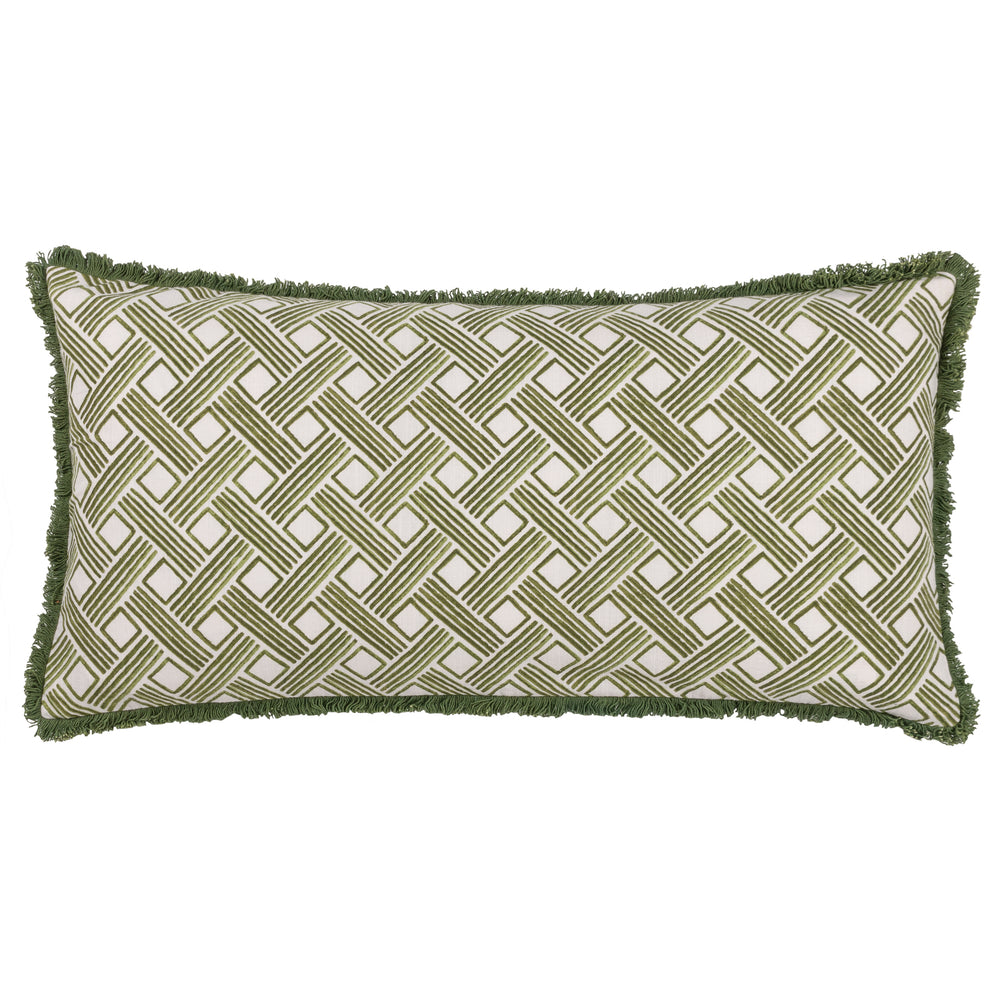Alexa 30x60 Feather Filled Cushion Olive