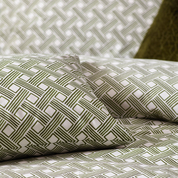 Alexa King Size Duvet Set Olive - Riva