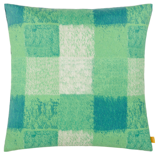 ALMA 50X50 FEATHER FILLED CUSHION GREEN
