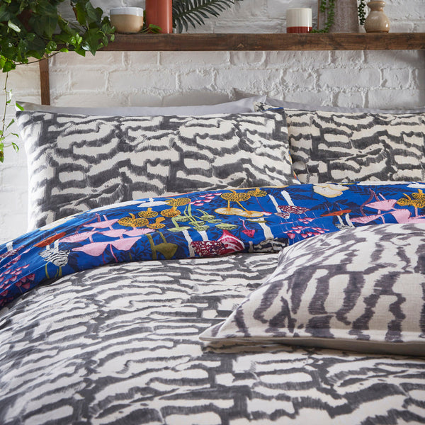 Amanita Double Duvet Set Cobalt - Riva