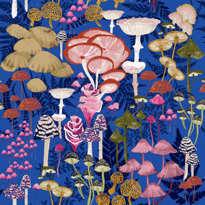 Amanita Double Duvet Set Cobalt - Riva