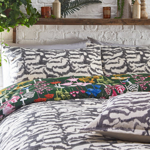 Amanita Double Duvet Set Forest Green - Riva