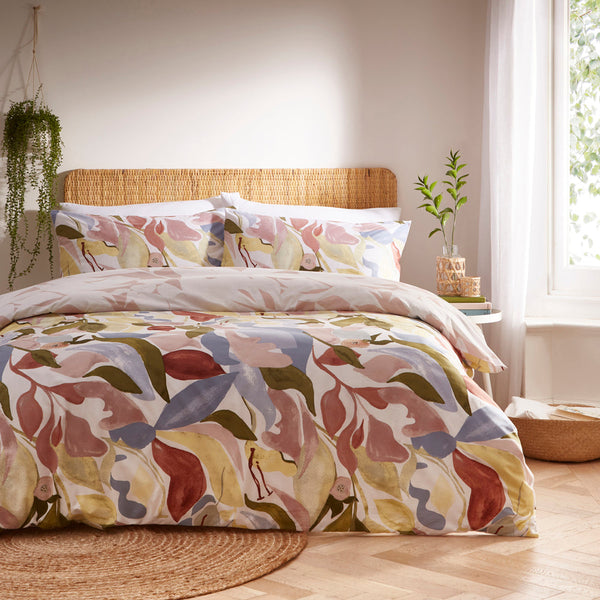 Amarosa Super King Duvet Set Plaster - Riva