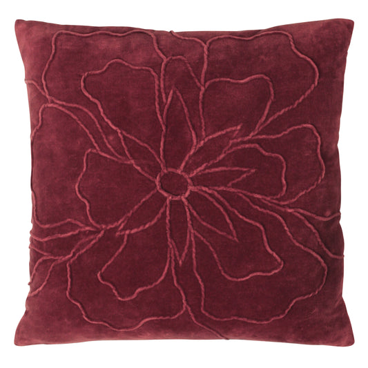 ANGELES 45X45 FEATHER FILLED CUSHION BERRY
